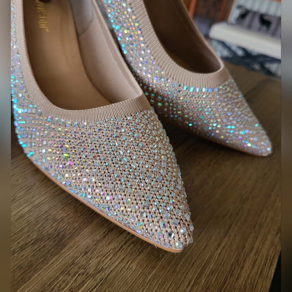 Thalia Sodi Crystal Glitter Pumps- NEW - Picture 2 of 7